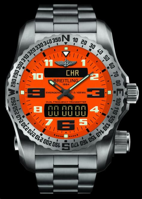 Breitling watch emergency signal